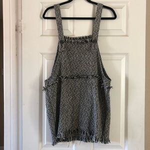 Tweed overall dress